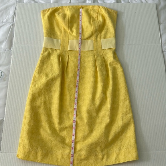 Lilly Pulitzer Vanessa strapless dress in a sunny yellow Size 0 - Picture 8 of 10